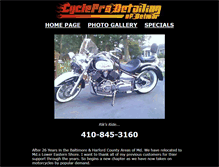 Tablet Screenshot of cyclepro.delmarvabikers.com